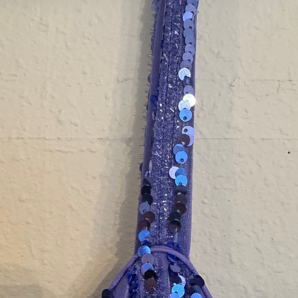 Eloquii Sparkling Purple Sequined Midi Dress - Picture 9 of 12